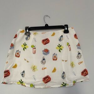NWT Princess Polly Italian theme skirt size 8
